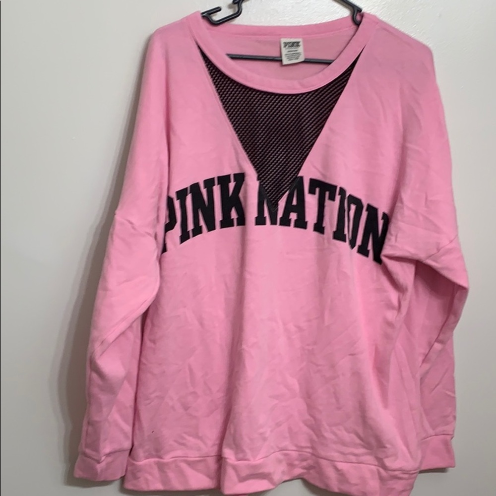 vs pink sweatshirt